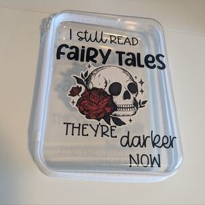 Dark Fairytale Themed Clear Book Case New!